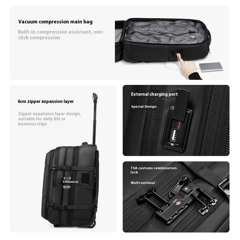The Flâneur Trolley Backpack